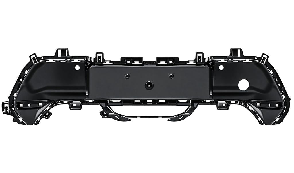 PEUGEOT 208 2019 - 2024 REAR BUMPER DIFFUSER GLOSS BLACK WITH 2 PDC 16497974XY
