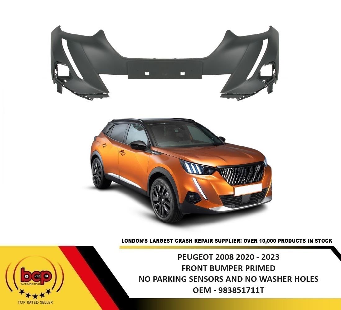 PEUGEOT 2008 2020 – 2023 FRONT BUMPER PRIMED WITH NO PARKING SENSORS NEW QUALITY