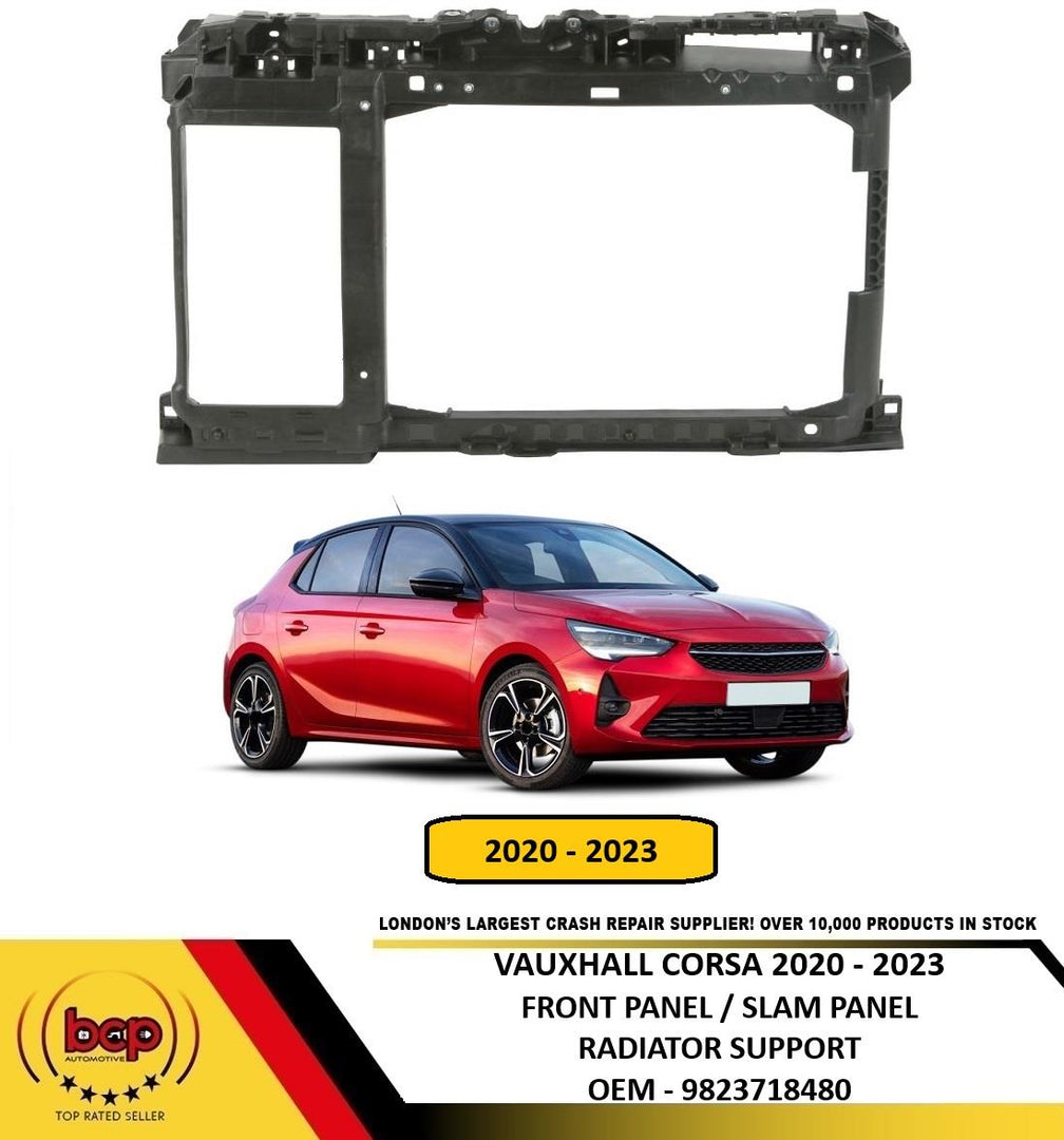VAUXHALL CORSA F 2020 –2023 FRONT PANEL LOCK CARRIER RADIATOR SUPPORT 9823718480