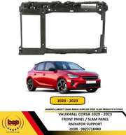 VAUXHALL CORSA F 2020 –2023 FRONT PANEL LOCK CARRIER RADIATOR SUPPORT 9823718480