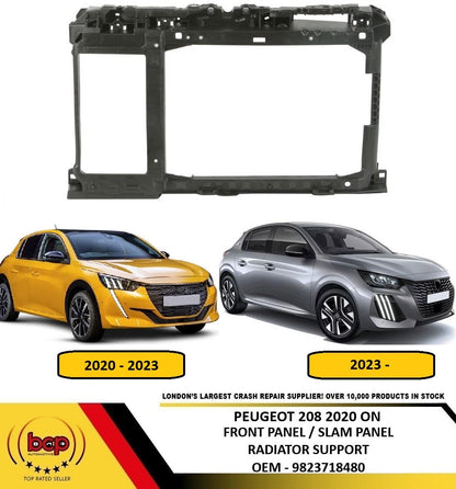 PEUGEOT 208 2020 ONWARDS FRONT PANEL LOCK CARRIER RADIATOR SUPPORT 9823718480