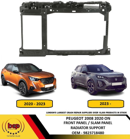 PEUGEOT 2008 2020 ONWARDS FRONT PANEL LOCK CARRIER RADIATOR SUPPORT 9823718480