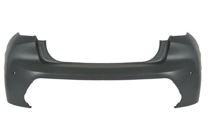 PEUGEOT 208 2023 ON REAR BUMPER UPPER PRIMED WITH PARKING SENSOR HOLES NEW