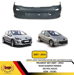 Load image into Gallery viewer, PEUGEOT 308 2007 - 2014 REAR BUMPER PRIMED NO SENSORS HATCH MODELS OEM QUALITY
