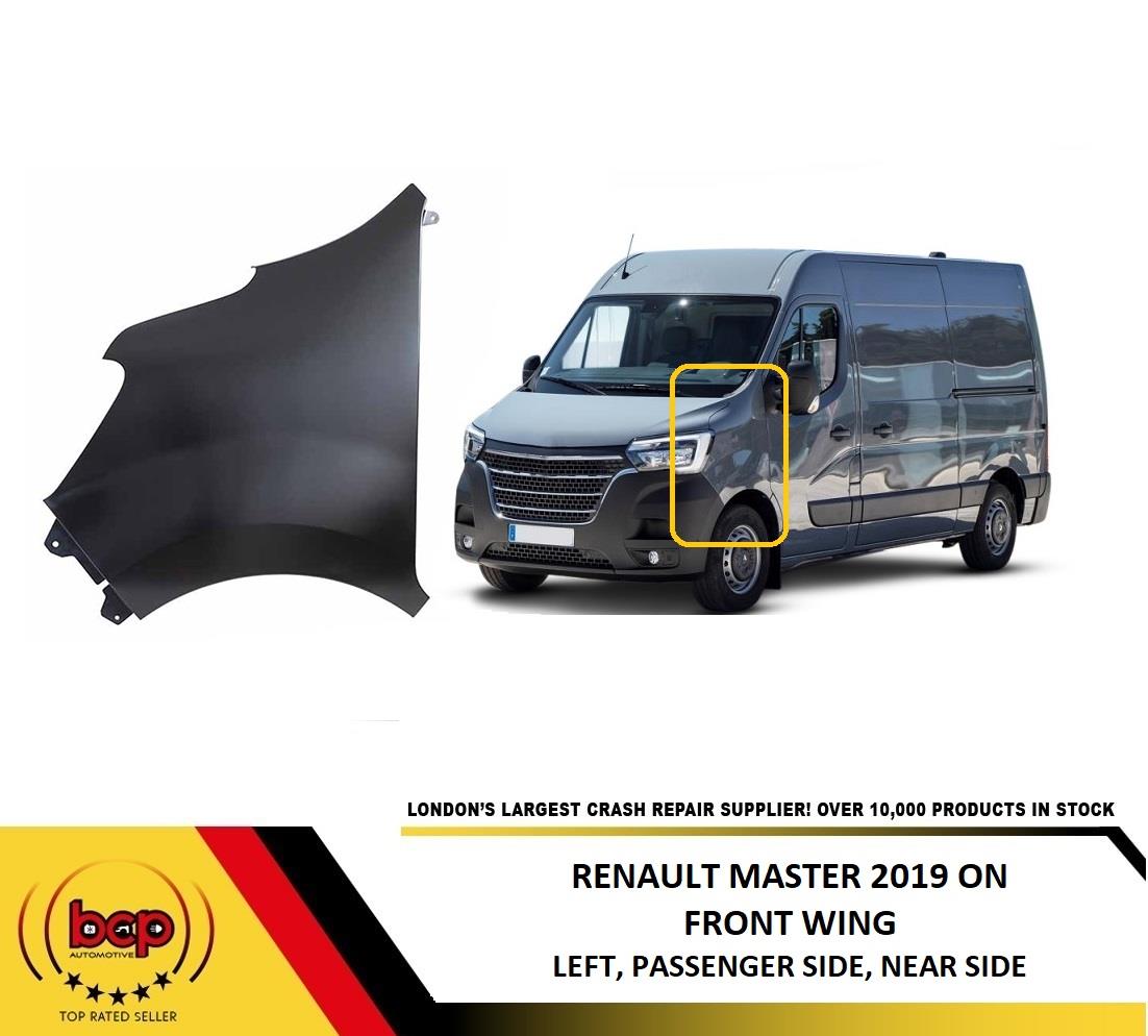 RENAULT MASTER 2019 ON FRONT WING FENDER LEFT PASSENGERS SIDE PRIMED SIDE PANEL