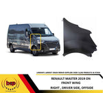 Load image into Gallery viewer, RENAULT MASTER 2019 ON FRONT WING FENDER RIGHT DRIVERS SIDE PRIMED SIDE PANEL
