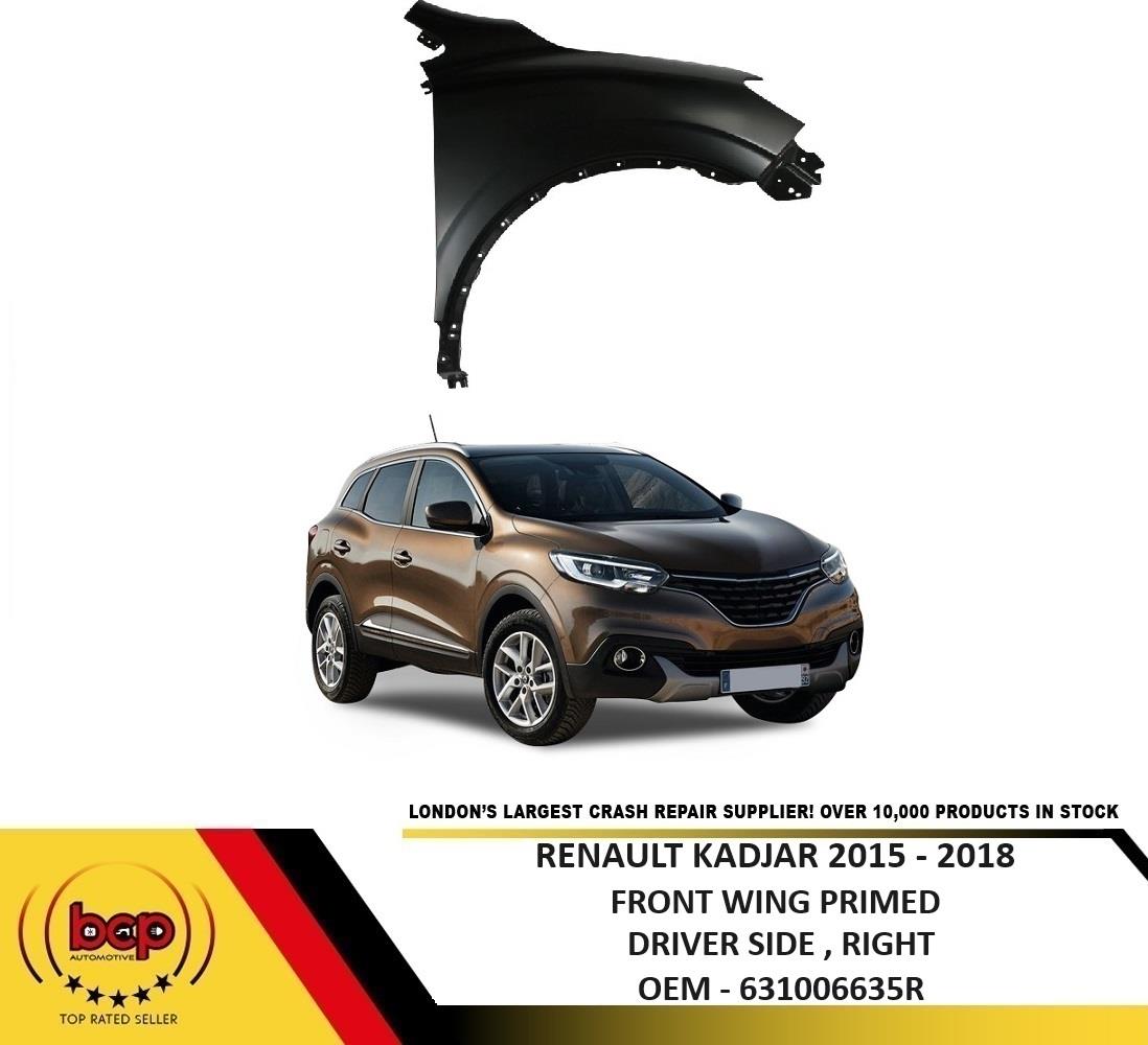 RENAULT KADJAR 2015 - 2018 FRONT WING RIGHT DRIVERS FENDER SIDE PANEL PRIMED