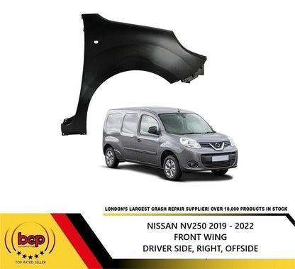 RENAULT KANGOO 2013 - 2022 FRONT WING RIGHT DRIVER SIDE INSURANCE APPROVED
