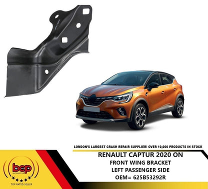 RENAULT CAPTUR 2020 -2024 FRONT WING BRACKET PASSENGERS SIDE LEFT METAL