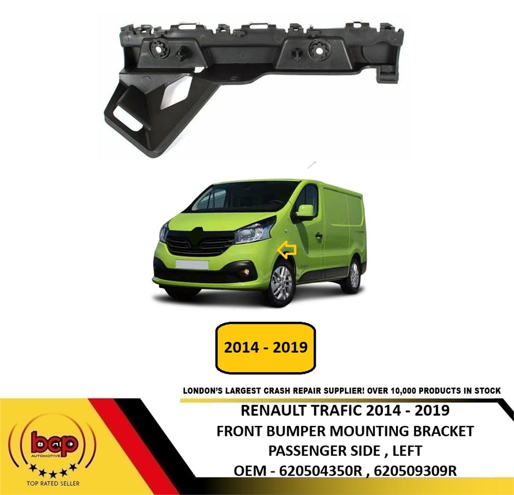 RENAULT TRAFIC 2014 – 2019 FRONT BUMPER MOUNTING BRACKET SLIDER PASSENGER LEFT