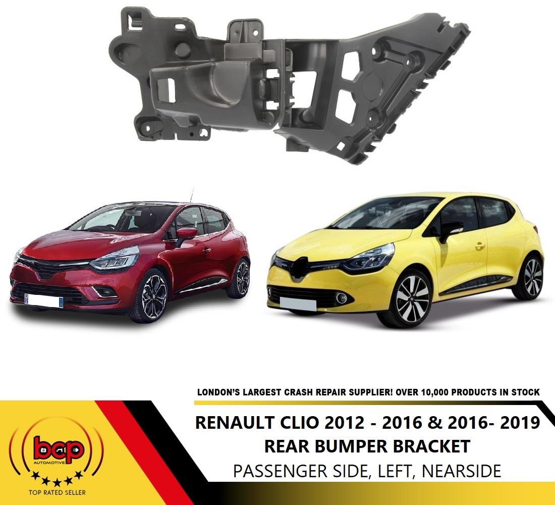RENAULT CLIO 2012 -2016 REAR BUMPER BRACKET HOLDER MOUDLING LEFT PASSENGER SIDE