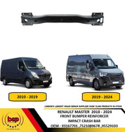 RENAULT MASTER  2010 - 2019 FRONT BUMPER REINFORCEMENT BAR BUMPER CARRIER NEW