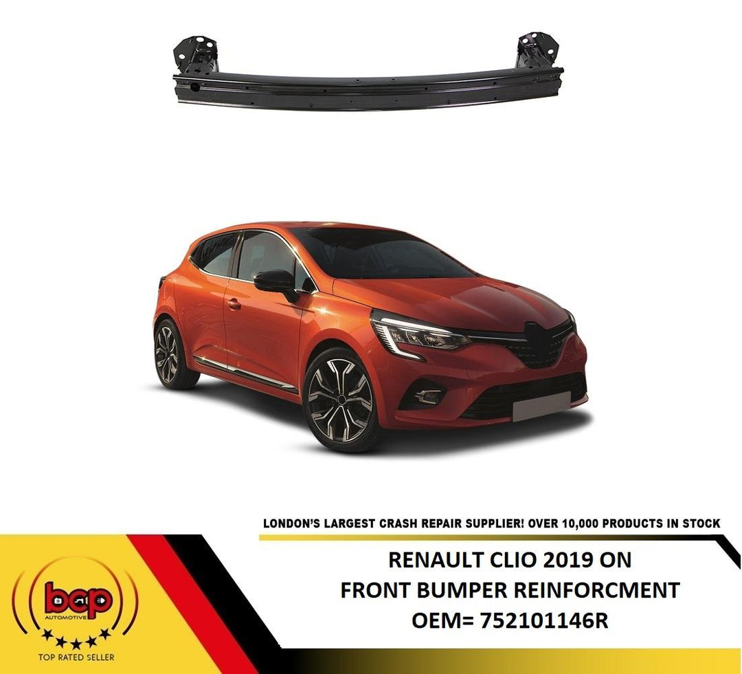 RENAULT CLIO 2019 ON FRONT BUMPER REINFORCEMENT CARRIER BAR BEAM 752101146R