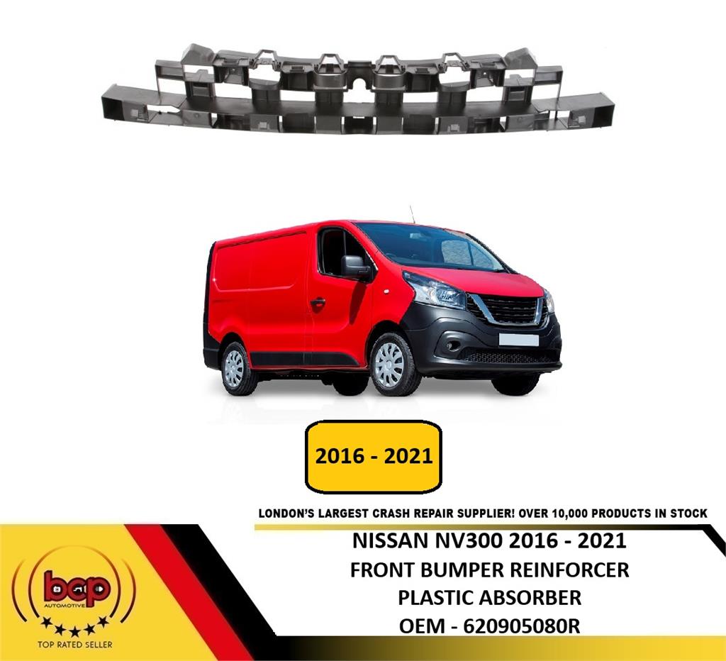 NISSAN NV300 2016 – 2021 FRONT BUMPER REINFORCER PLASTIC ABSORBER NEW