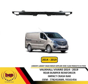 VAUXHALL VIVARO  2014 -2019 REAR BUMPER REINFORCEMENT BAR CARRIER