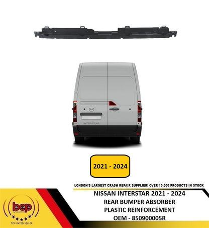 NISSAN INTERSTAR 2021 - 2024 REAR BUMPER SUPPORT PLASTIC ABSORBER NEW 850900005R
