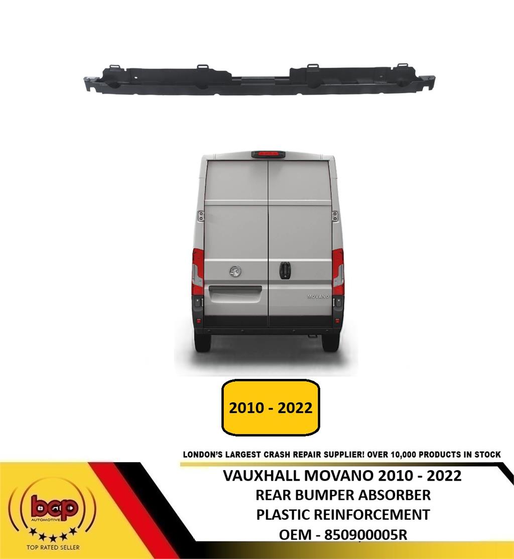 VAUXHALL MOVANO 2010 - 2022 REAR BUMPER SUPPORT PLASTIC ABSORBER NEW 850900005R