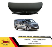 RENAULT TRAFFIC 2019 - 2022 BONNET PRIMED READY TO PAINT NEW INSURANCE APPROVED