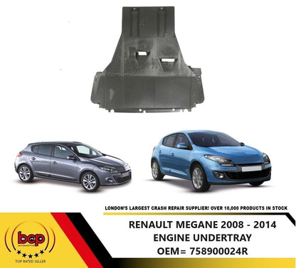 RENAULT MEGANE 2009 -2014 ENGINE UNDERTRAY BUMPER UNDERTRAY COVER