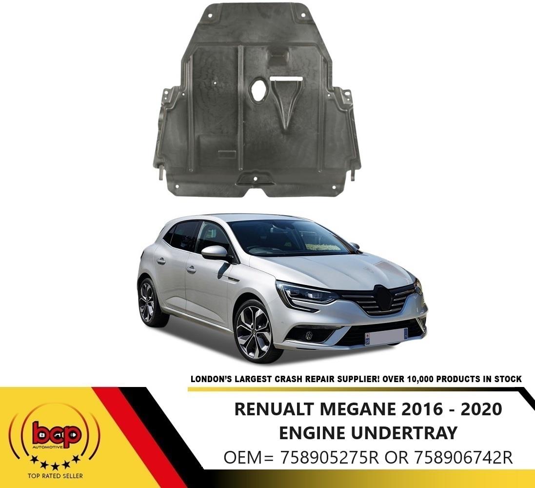 RENAULT MEGANE 2016 - 2020 ENGINE UNDERTRAY BUMPER UNDER COVER GUARD