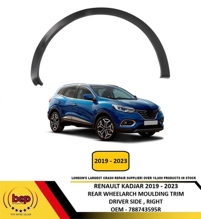 RENAULT KADJAR 2019 - 2023 REAR WHEELARCH TRIM MOULDING DRIVER SIDE RIGHT