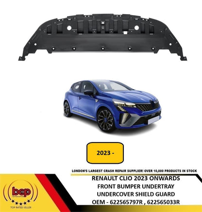 RENAULT CLIO 2019 - 2023 FRONT BUMPER UNDERTRAY INNER UNDERCOVER SHILED GUARD