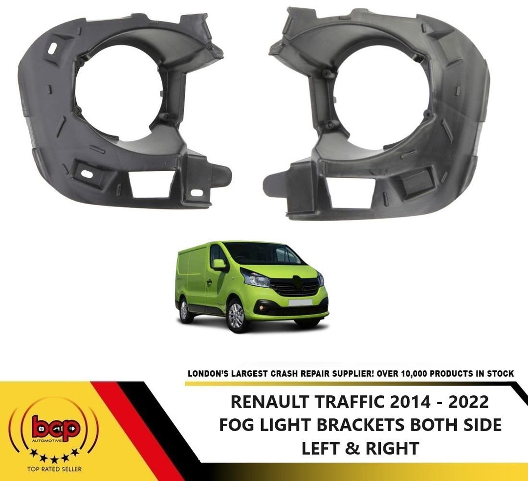 RENAULT TRAFIC 2014 - 2022 FOG BRACKET HOLDER BUMPER INNER PAIR LEFT & RIGHT