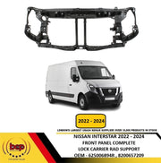 NISSAN INTERSTAR  2022 - 2024 FRONT PANEL RADIATOR HOLDER BONNET SLAM PANEL