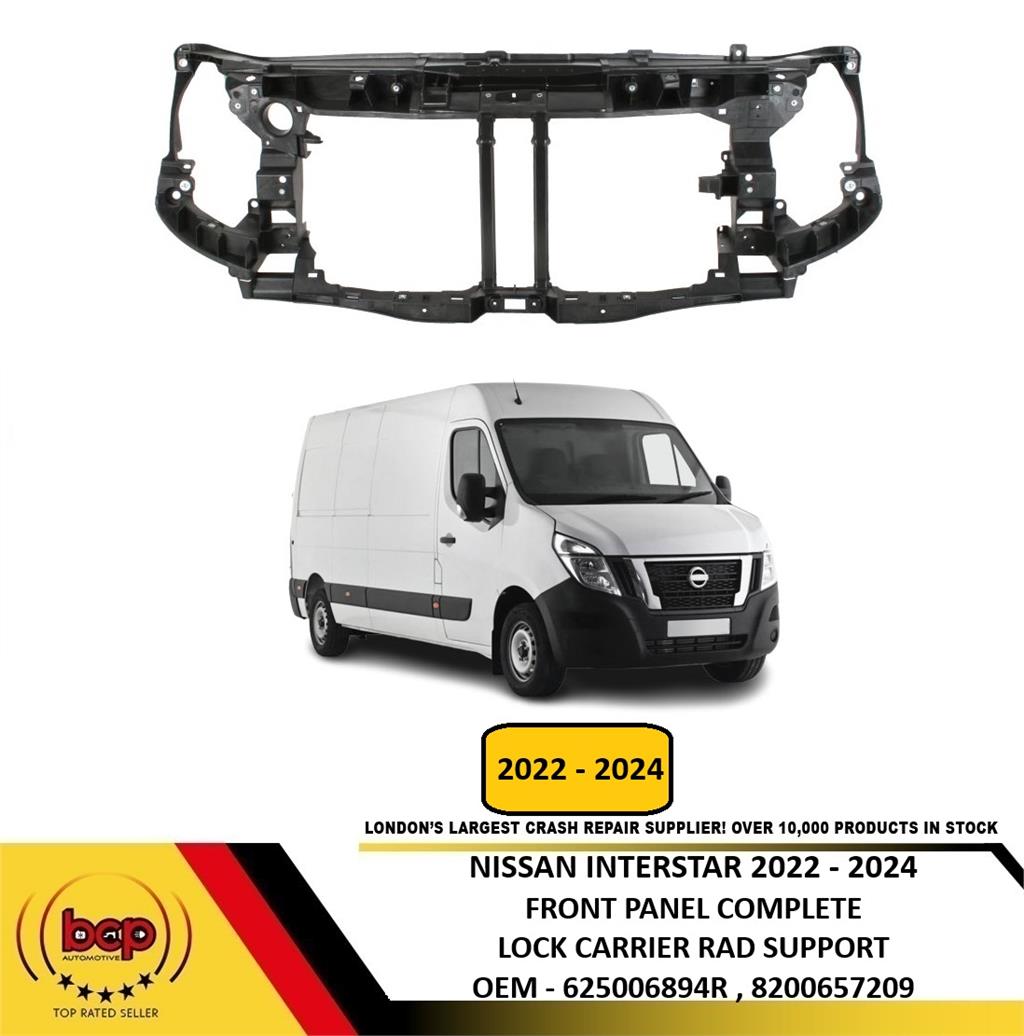 NISSAN INTERSTAR 2022 - 2024 FRONT PANEL RADIATOR HOLDER BONNET SLAM PANEL