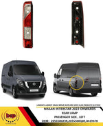 Load image into Gallery viewer, NISSAN INTERSTAR 2022 ONWARDS REAR LIGHT PASSENGER SIDE LEFT NEW OEM QUALITY
