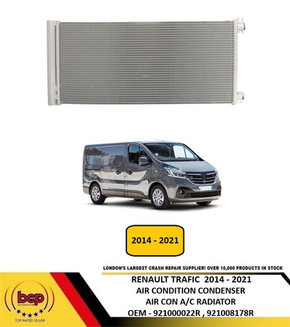 REANAULT TRAFIC 2014-2021 AIR CONDITION CONDENSER A/C AIRCON RADIATOR WITH DRYER