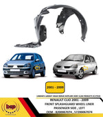 Load image into Gallery viewer, RENAULT CLIO 2001 - 2005 LEFT FRONT WHEEL ARCH LINER INNER WING SPLASH GUARD