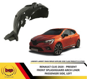 RENAULT CLIO 2020 - PRESENT FRONT SPLASHGUARD WHEEL ARCH LINER INNER FENDER LEFT