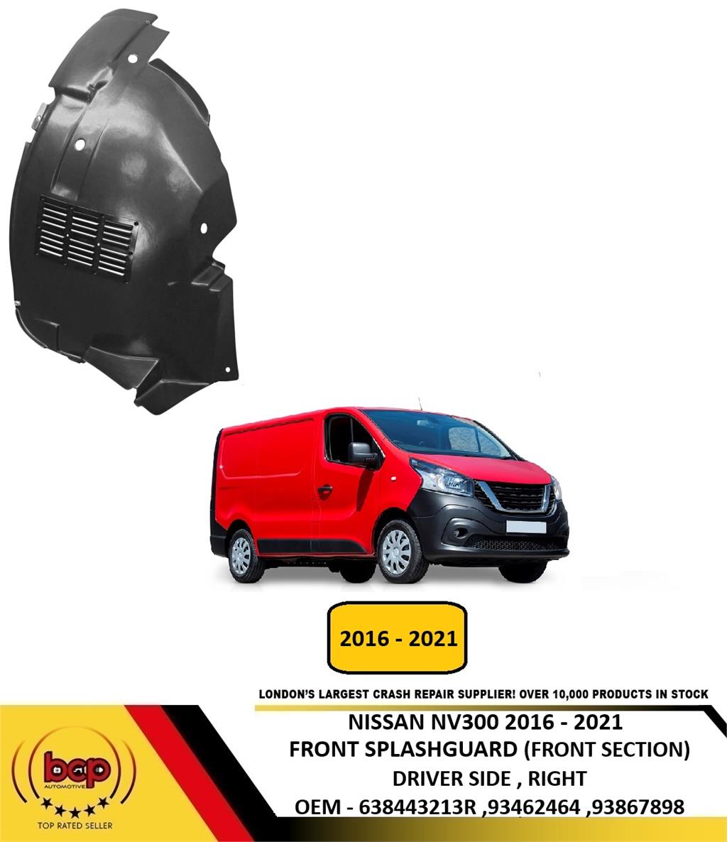 NISSAN NV300 2016 - 2021 FRONT SPLASHGUARD WHEEL HOUSE LINER DRIVER RIGHT