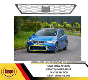 SEAT IBIZA 2017 ON FRONT BUMPER LOWER GRILLE CENTRE SECTION NOT FR MODEL