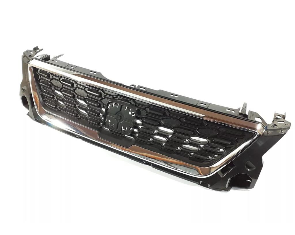 SEAT IBIZA 2017 ONWARDS FRONT BUMPER RADIATOR GRILLE BLACK WITH CHROME SURROUND