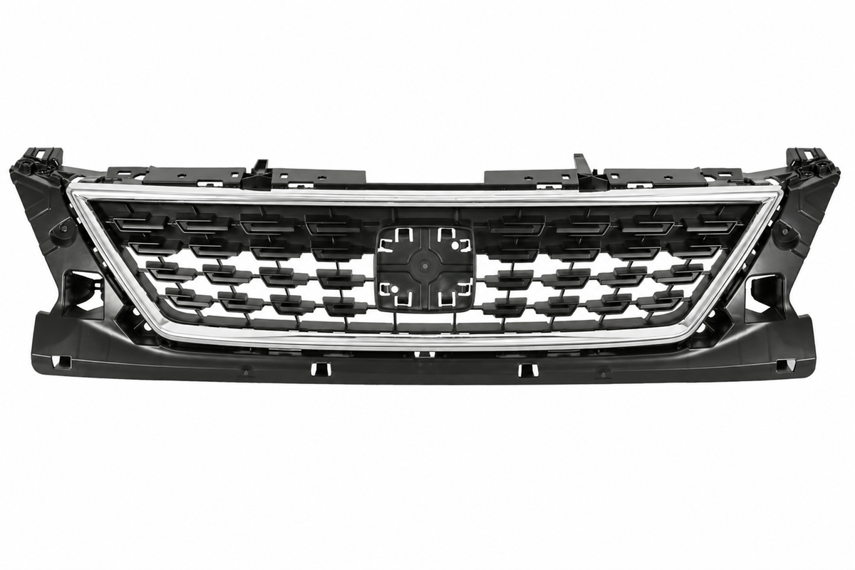 SEAT LEON 2017–2020 FRONT RADIATOR GRILLE BLACK WITH CHROME TRIM 5F0853654H9B9