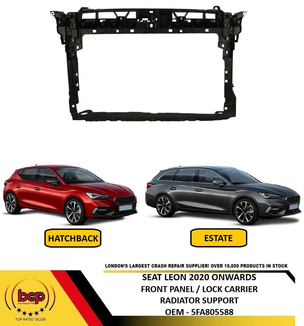 SEAT LEON 2020 ONWARDS FRONT PANEL MOUNTING LOCK CARRIER RADIATOR SUPPORT NEW