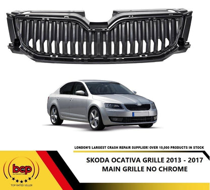 SKODA OCTAVIA 2013 - 2017 MAIN GRILLE TO TAKE CHROME 5E0853651
