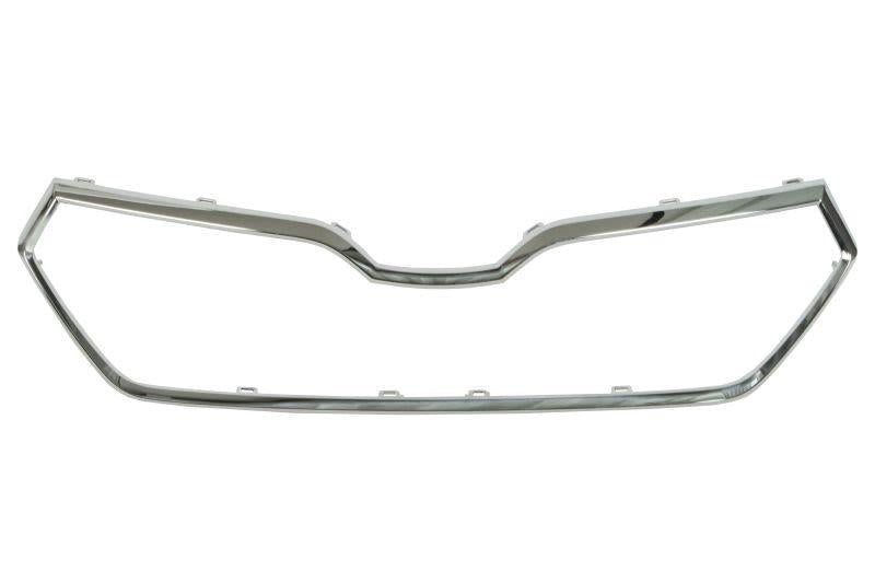 SKODA FABIA 2018 - 2022 FRONT BUMPER RADIATOR GRILLE CHROME SURROUND NEW