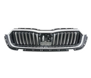 SKODA OCTAVIA 2020 – 2024 FRONT UPPER RADIATOR WITH CHROME SURROUND 5E3853653ZD4