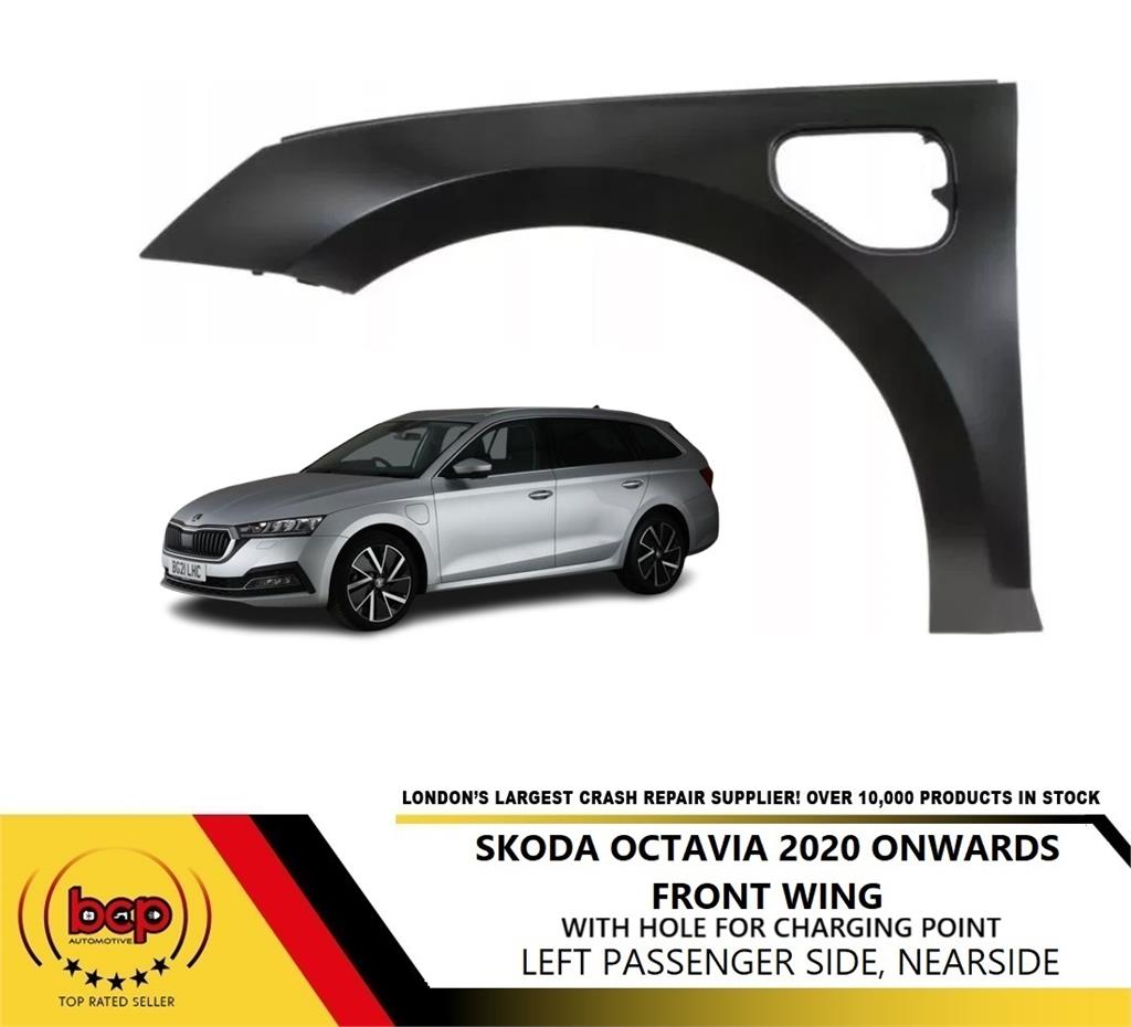 SKODA OCTAVIA 2020 ON FRONT WING PASSENGER SIDE FOR ELECTRIC MODELS EV
