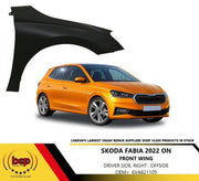 SKODA FABIA 2022 ON FRONT WING RIGHT DRIVERS SIDE OFFSIDE PRIMED 6VA821106
