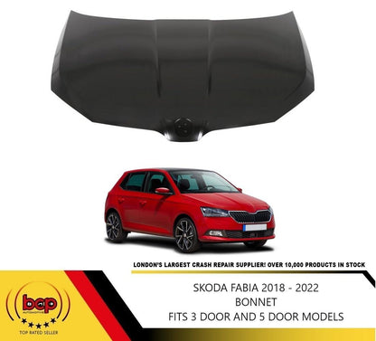 SKODA FABIA 2018 - 2022 BONNET HOOD PANEL INSURANCE CERTIFIED OEM QUALITY