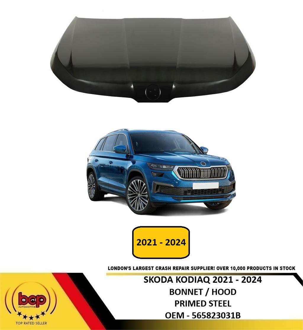 SKODA KODIAQ 2021 - 2024 BONNET HOOD PRIMED STEEL INSURANCE APPROVED 565823031B