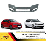SKODA FABIA 2018 – 2022 FRONT BUMPER NO SENSORS OEM SPEC 6V0807221F