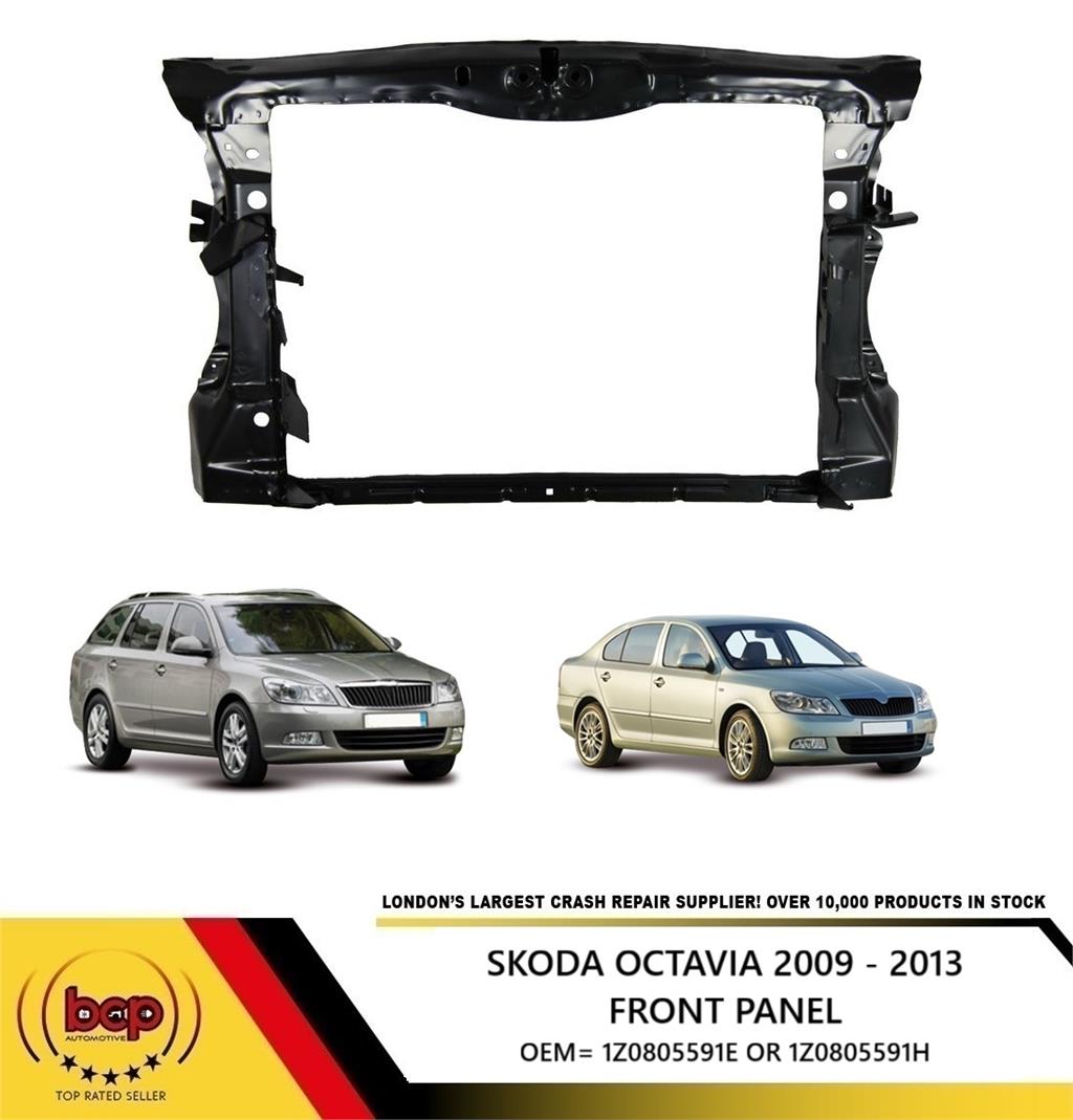 SKODA OCTAVIA 2009 - 2013 FRONT PANEL SLAM BONNET LOCK CARRIER 1Z0805591H