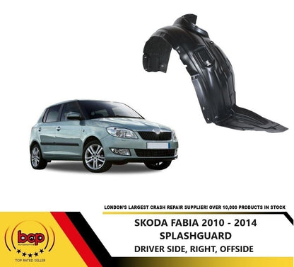 SKODA FABIA 2010 - 2014 FRONT WING SPLASHGUARD WHEEL ARCH LINER INNER RIGHT