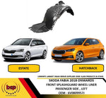 Load image into Gallery viewer, SKODA FABIA 2018 - 2025 FRONT SPLASHGUARD INNER WING ARCH PASSENGER SIDE LEFT
