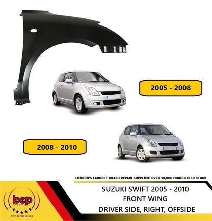 SUZUKI SWIFT 2005-2010 FRONT WING RIGHT DRIVER SIDE OFFSIDE PRIMED OEM SPEC NEW